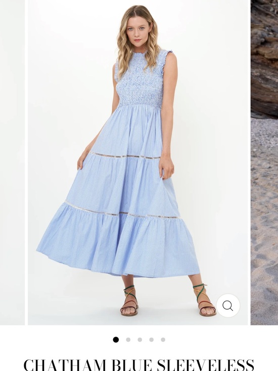 Oliphant Dresses & Skirts - NWT Oliphant Chatham Light Blue Sleeveless Maxi Dress (Size Small)